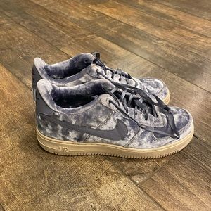 Blue velvet Air force 1’s